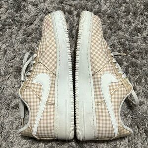 Gingham Air Force ones